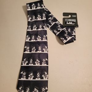 Mickey Unlimited Black & White Mickey Mouse Tie - New